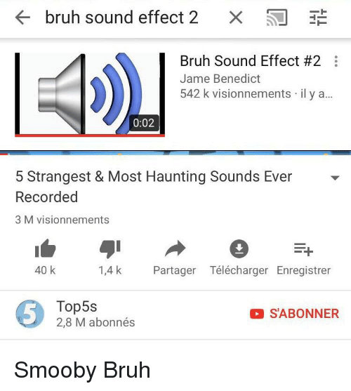 best of Effect bruh sound