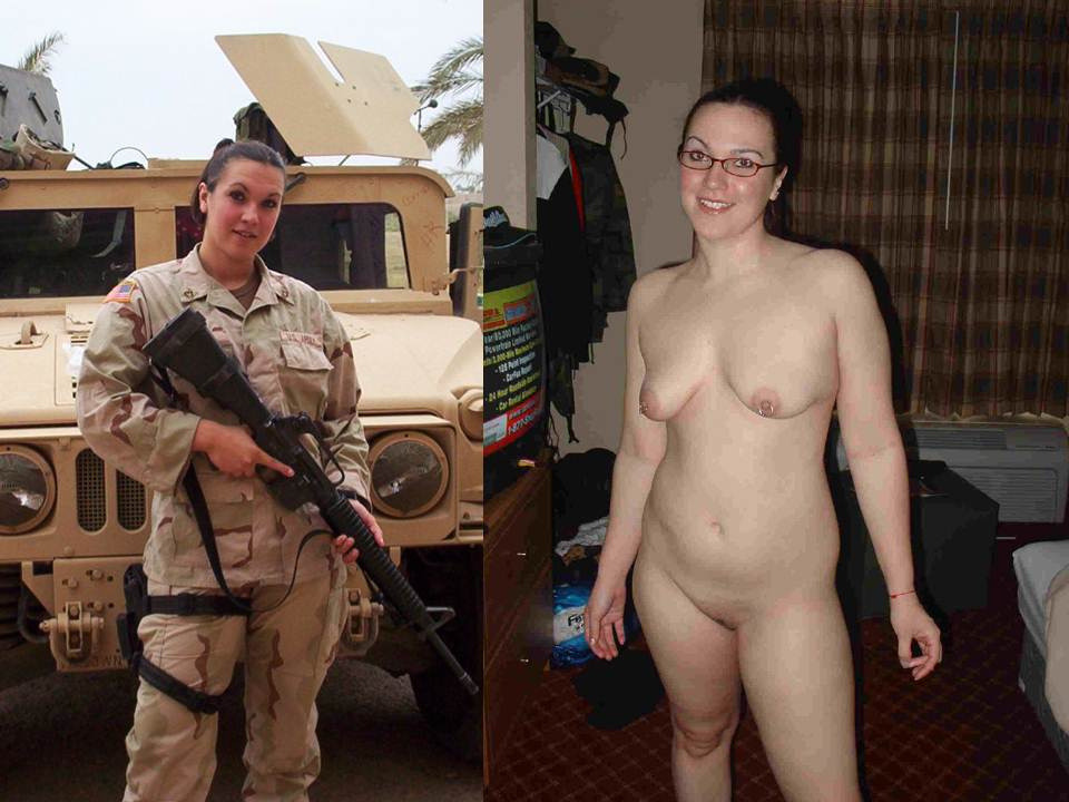 Sexy hairy army women
