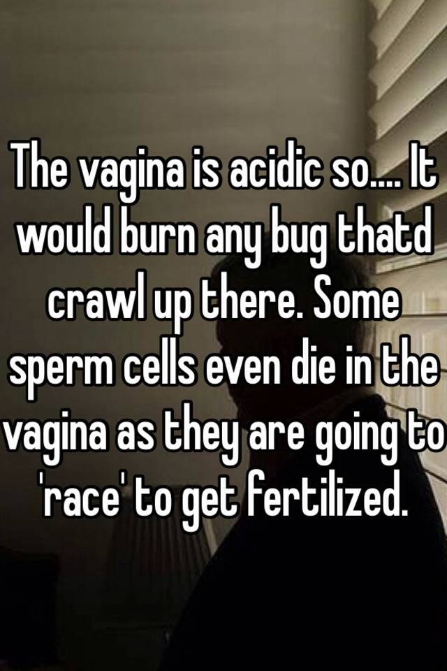 best of Sperm burning Acidic