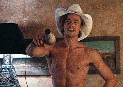 best of Naked frontal Brad pitt