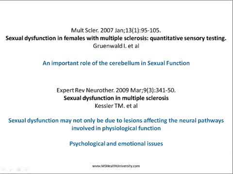 best of Sclerosis function Multiple and sexual