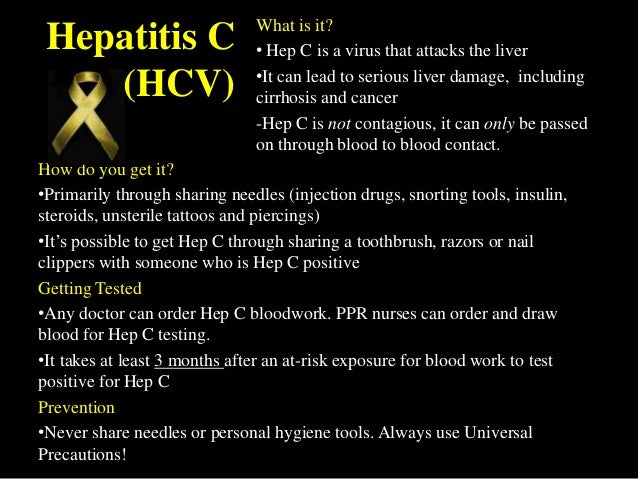 Is hepatitis c contagious sexually