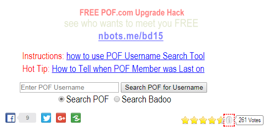 Pof username search hidden profile