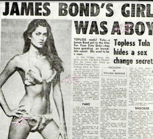 James bond movies bond girls transsexual