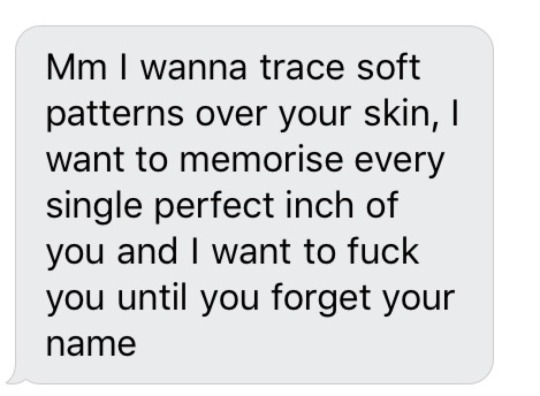 Whisky G. reccomend A flirty text to send to a guy