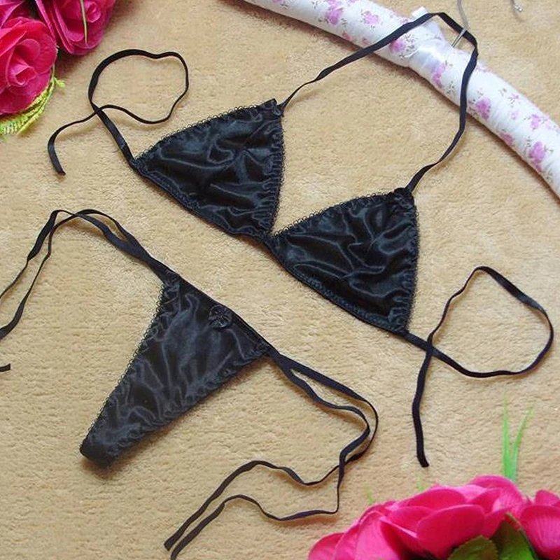 Open panel string bikini