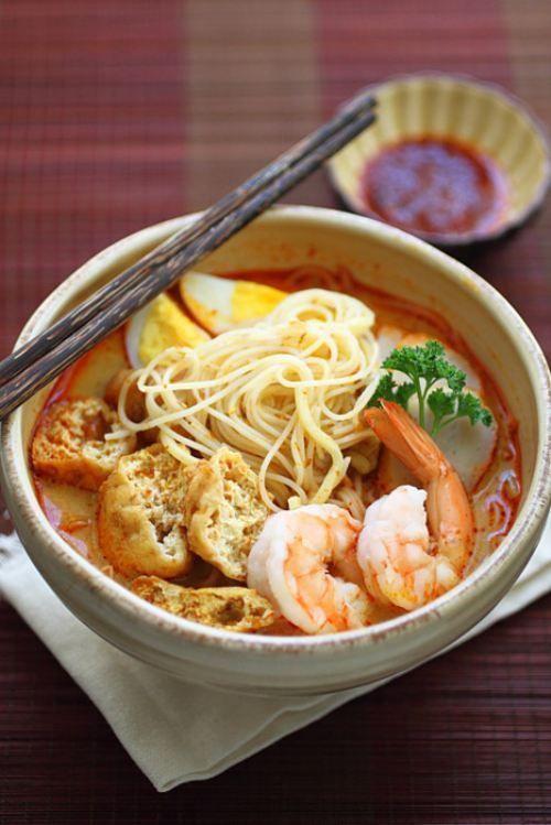 Asian ramen noodle from singapore