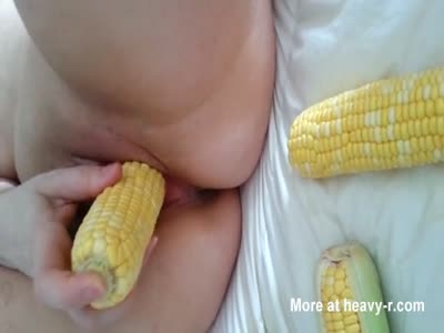 best of Cob corn Girl pics nude in sticks but