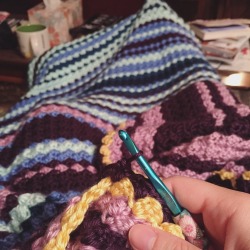 Ribeye reccomend Knit pattern strip afghan
