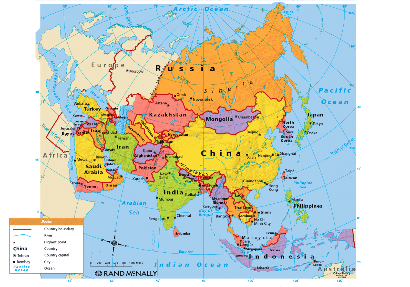 Dracula reccomend Asian geographical map