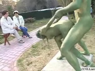 Asian outdoor statue