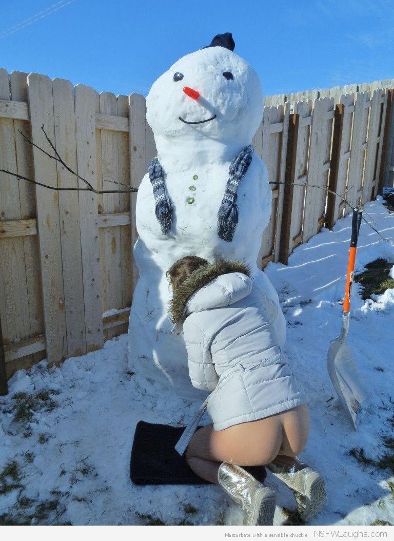 Blow job snowman