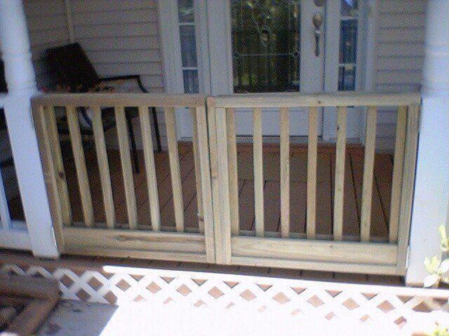 Lady L. reccomend Porch swinging gate