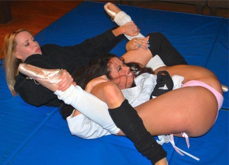 Female wrestle domination