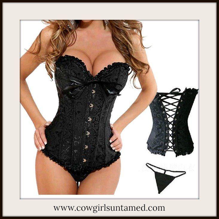 Ref reccomend Sexy black corset bustier
