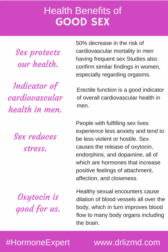 Medical benefits of an orgasm