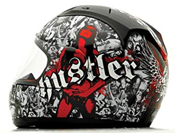 Hustler motorcycle helmet