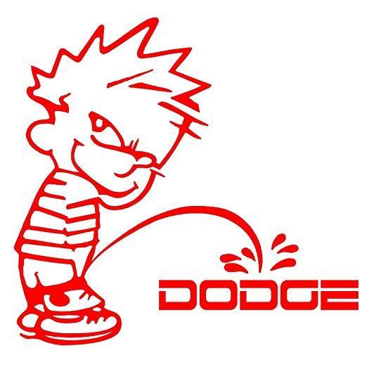 Troubleshoot reccomend Boy pissing on dodge logo