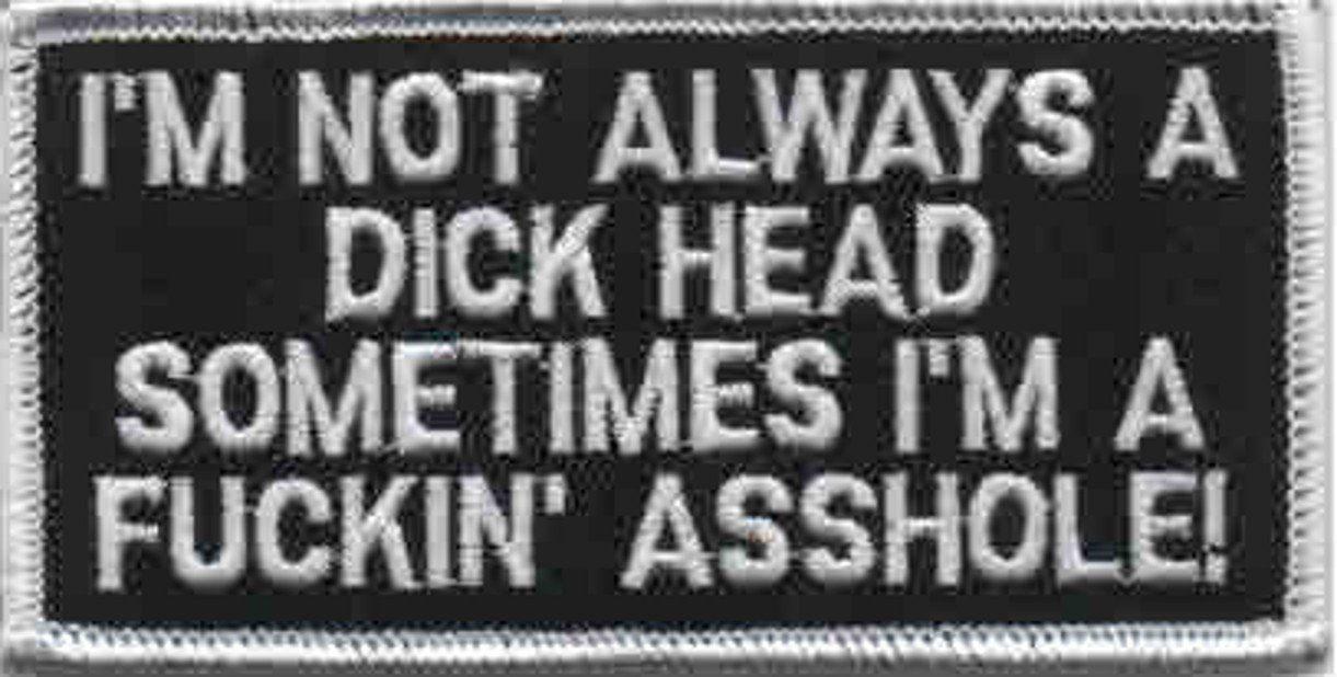 Shirt patches asshole dick