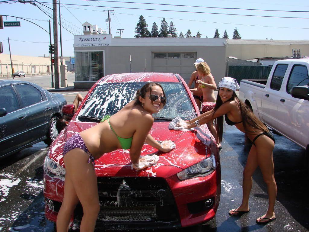 best of Washing bikinis Girls car in the
