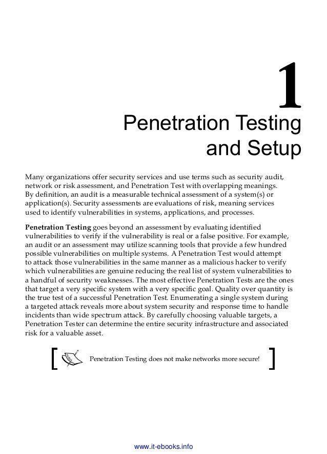 Penetration testing agreeement