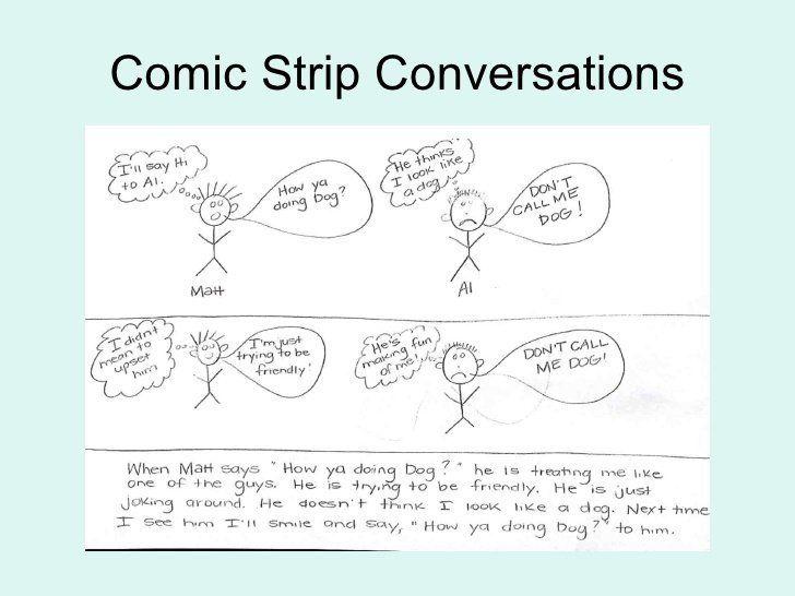 Examples of comic strip conversations