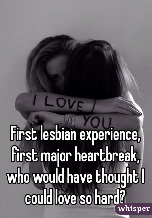 Experience first lesbian time