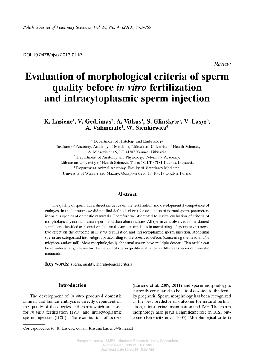 best of Evaluation human morphology sperm Atlas