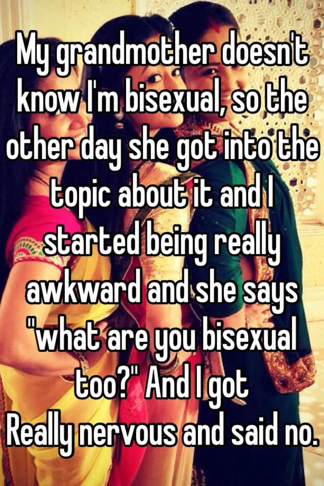 Are you bisexual