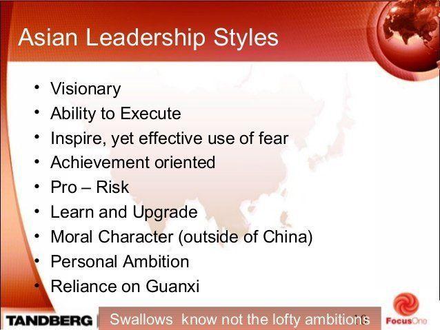 Asian leadership styles
