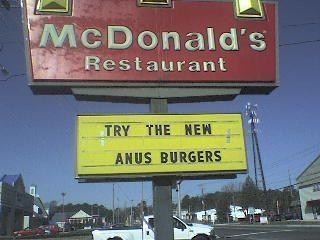 Black anus burger