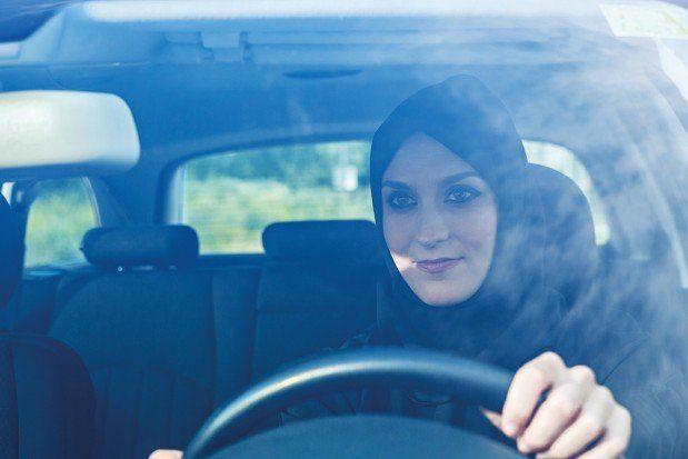 Ezzie reccomend Busty arab woman in car