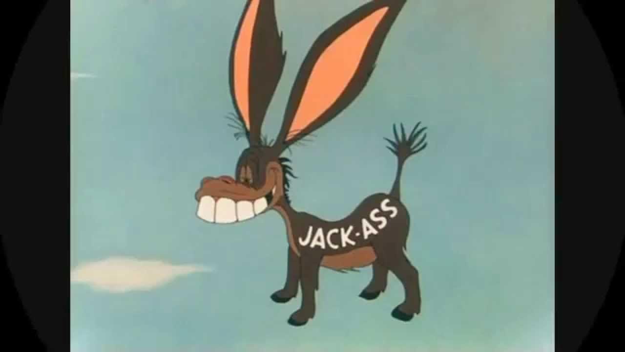 Cartoon jack ass
