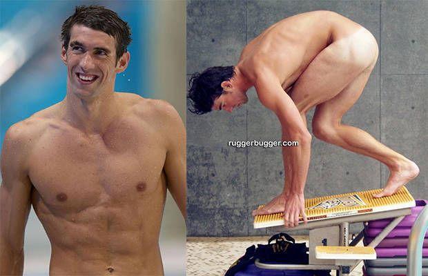 Micheal phelps naked shower.
