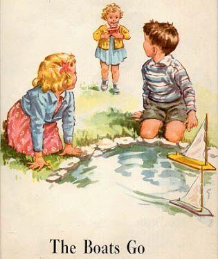 Dick and jane play marble