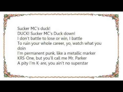 Duck the fuck down lyrics