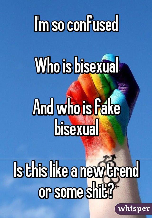 Poppy reccomend Bisexual and confused