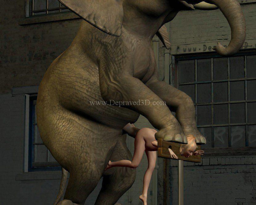 Elephant fucking picture woman