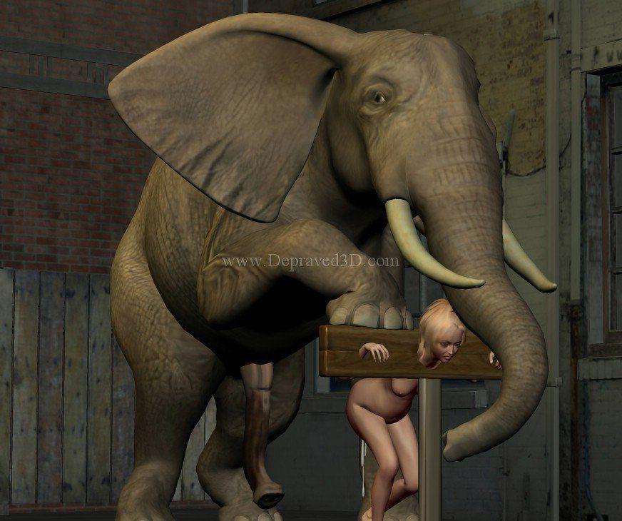 Girl Sucking Elephant Cock