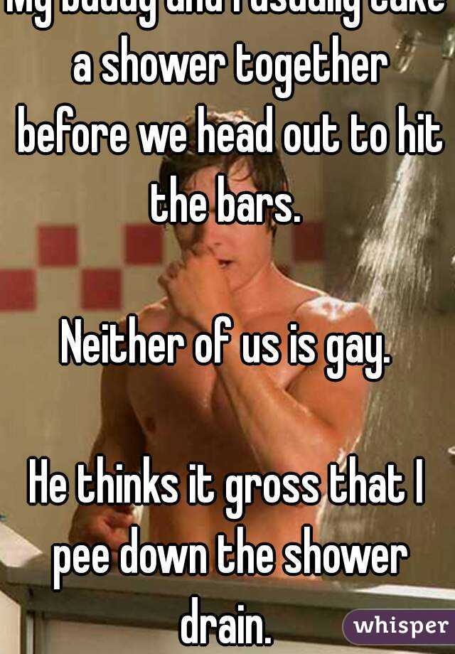Gay pee shower
