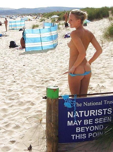 Nudist beach studland