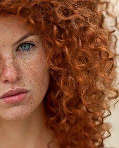 Redhead curls adult